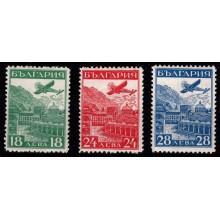 Luftpostudstilling i Strassbourg. Komplet sæt, Ustemplet,